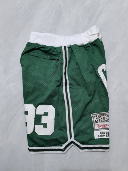 JUST DON Boston Celtics Pocket Shorts