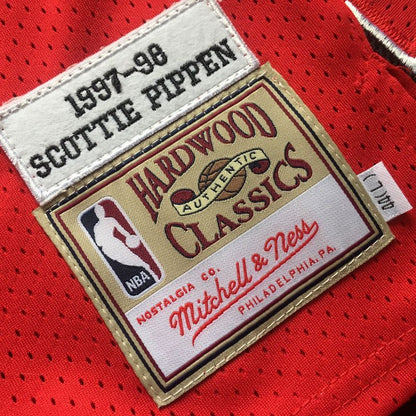 Chicago Bulls Scottie Pippen Thorwback Red Jersey