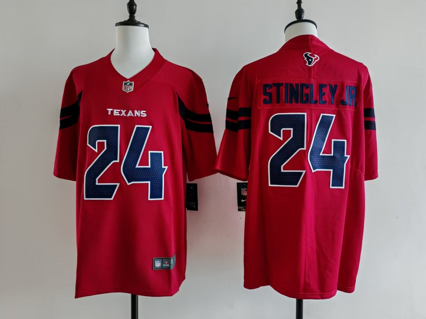 Men's Houston Texans Derek Stingley Jr. Jersey-Red