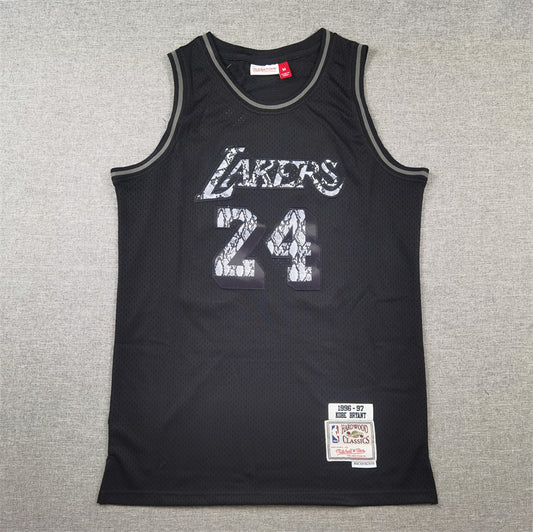 Kobe Bryant #24 1996-97 Los Angeles Lakers Throwback Jersey — Embroidered