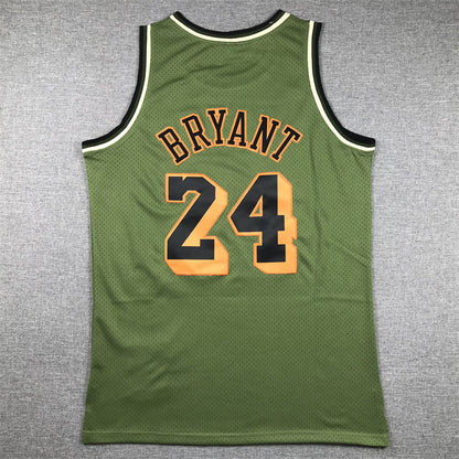 Kobe Bryant #24 Los Angeles Lakers 1996-97 Throwback Jersey — Embroidered