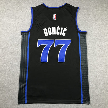 Dallas Mavericks Luka Doncic #77 2024 City Edition Swingman Jersey — Embroidered