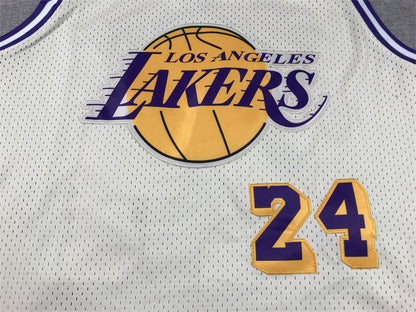 Kobe Bryant #24 Los Angeles Lakers Throwback Jersey — Embroidered