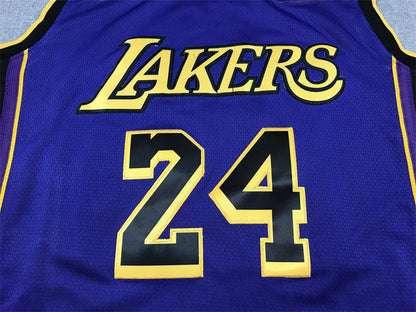 Kobe Bryant #24 Los Angeles Lakers "Declaration" City Edition Swingman Jersey — Embroidered
