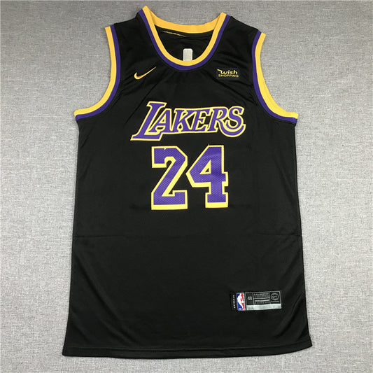 Kobe Bryant #24 Los Angeles Lakers City Edition Swingman Jersey — Embroidered