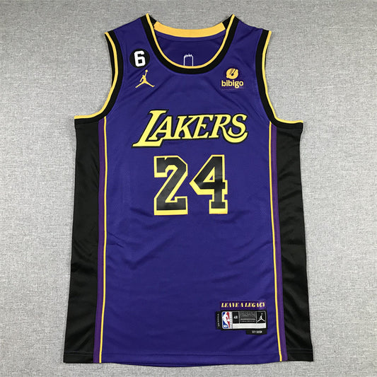 Kobe Bryant #24 Los Angeles Lakers "Declaration" City Edition Swingman Jersey — Embroidered