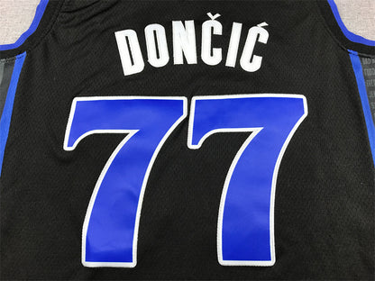 Dallas Mavericks Luka Doncic #77 2024 City Edition Swingman Jersey — Embroidered