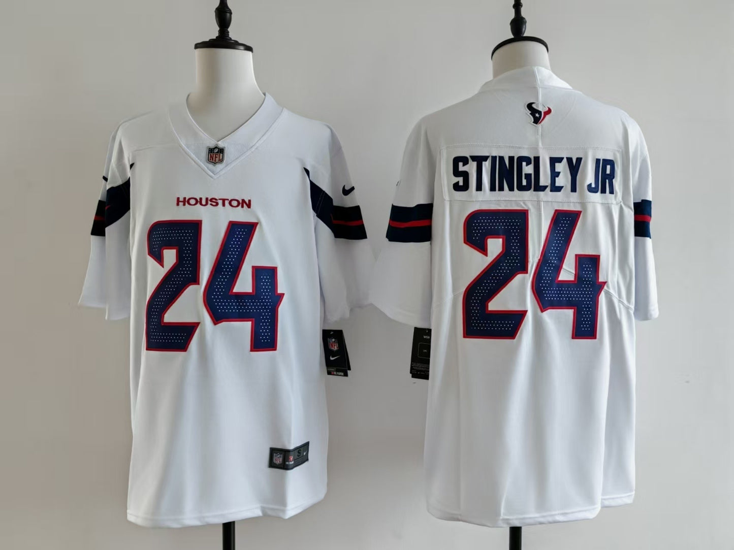 Men's Houston Texans Derek Stingley Jr. Jersey-White