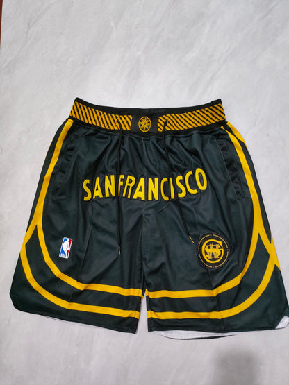 JUST DON Golden State Warriors Pocket Shorts