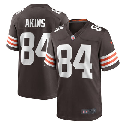 Jordan Akins Cleveland Browns Nike Game   Jersey - Brown
