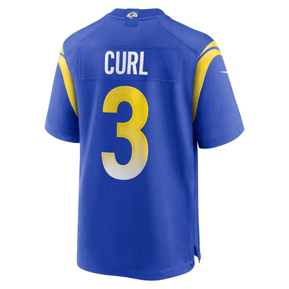 Kamren Curl Los Angeles Rams Nike  Game Jersey -  Royal