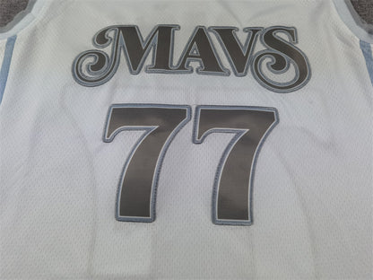 Dallas Mavericks Luka Doncic #77 2025 City Edition Swingman Jersey — Embroidered