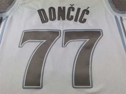 Dallas Mavericks Luka Doncic #77 2025 City Edition Swingman Jersey — Embroidered