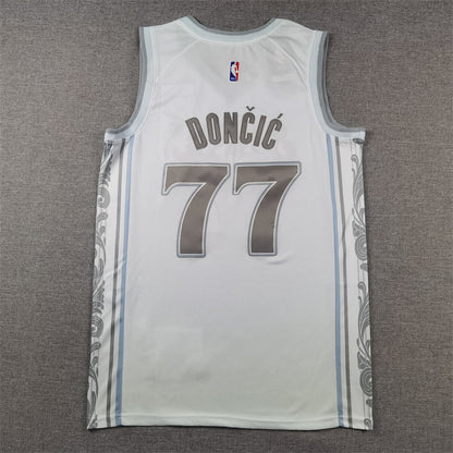 Dallas Mavericks Luka Doncic #77 2025 City Edition Swingman Jersey — Embroidered