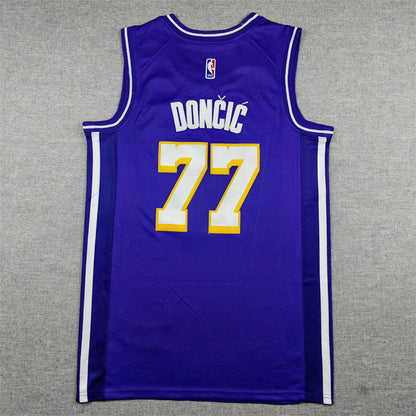 Luka Dončić #77 Los Angeles Lakers 2026 City Edition Swingman Jersey — Embroidered