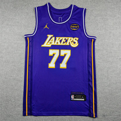 Luka Dončić #77 Los Angeles Lakers 2026 City Edition Swingman Jersey — Embroidered