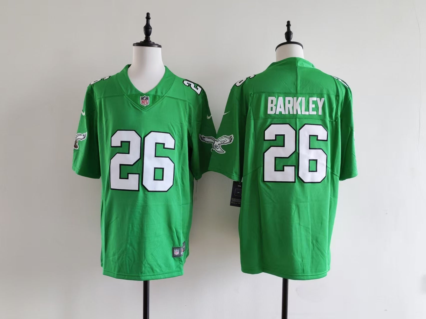 Men's Philadelphia Eagles Saquon Barkley Nike Jersey-green
