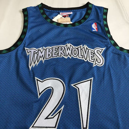 Kevin Garnett Minnesota Timberwolves 21 Blue MN