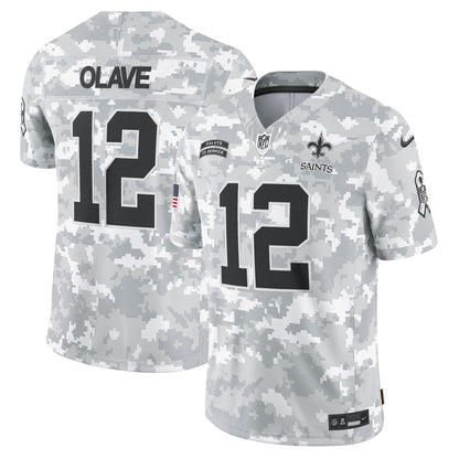 Chris Olave New Orleans Saints Nike 2024 Salute to Service Limited Jersey - Arctic Camo