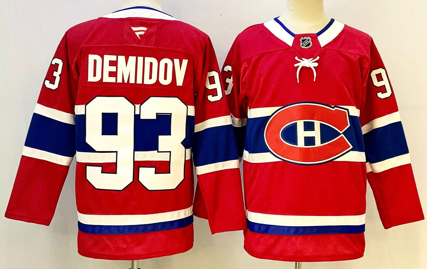 Men's Montreal Canadiens Ivan Demidov #93  Red Home Breakaway Jersey