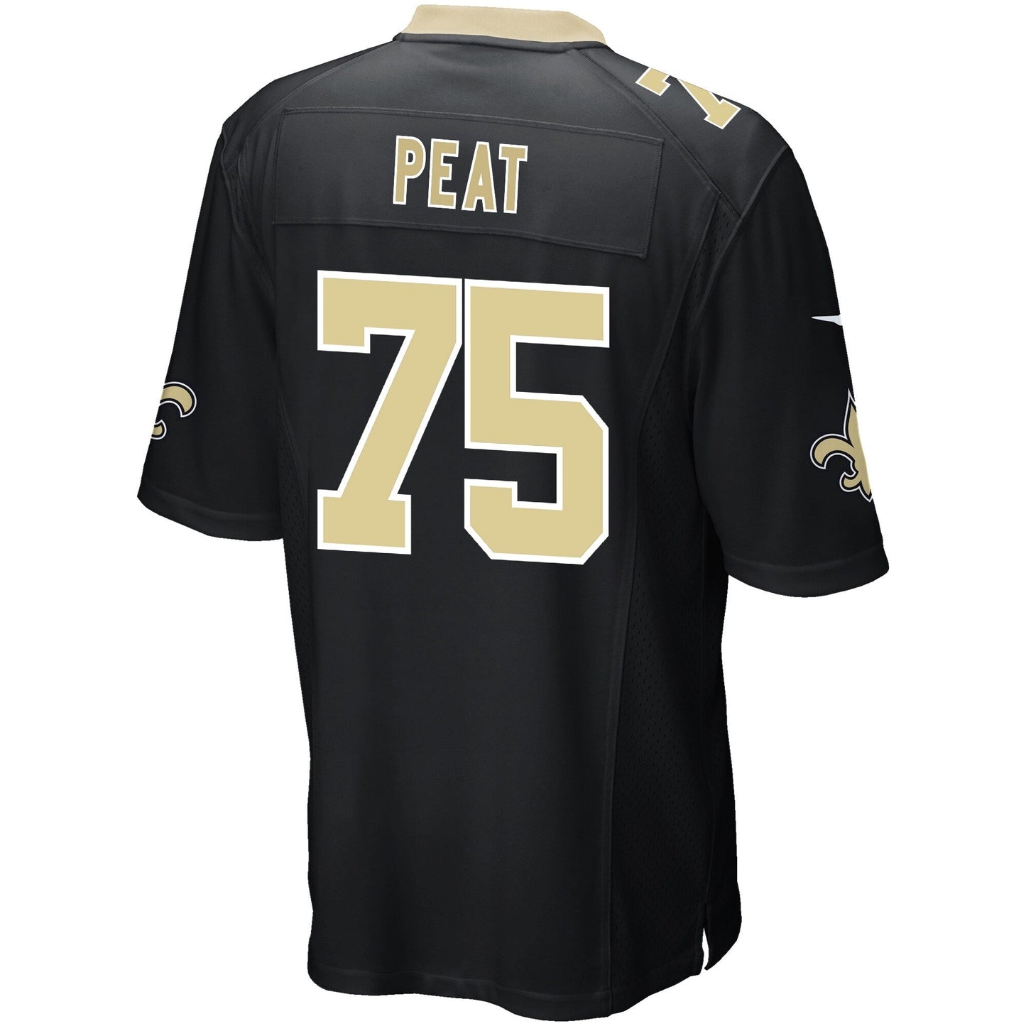 Andrus Peat New Orleans Saints Nike Game   Jersey - Black