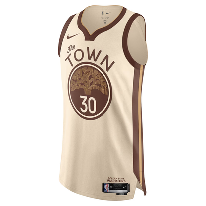 Golden State Warriors Stephen Curry Nike Tan 2025/26 Player Jersey - City Edition