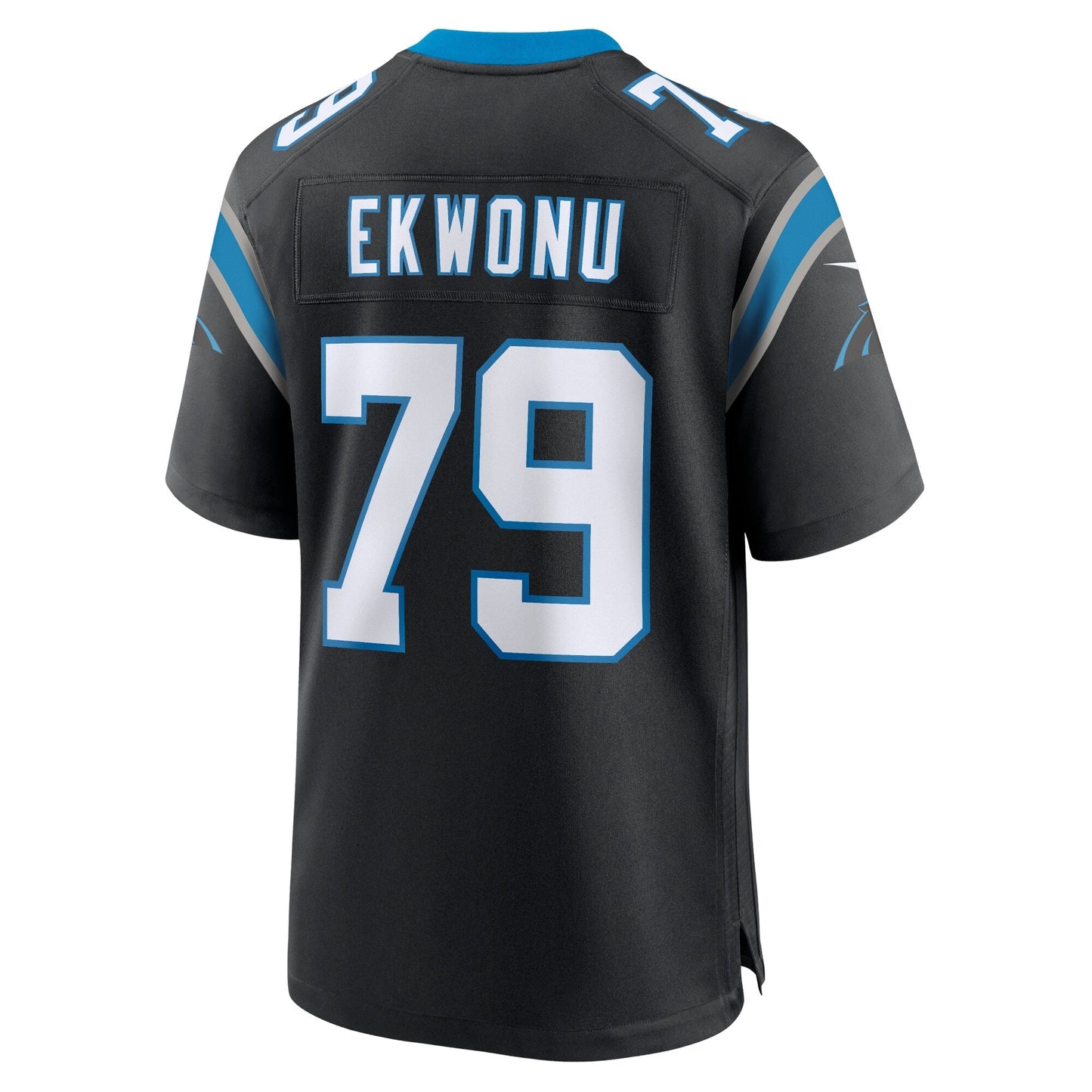 Ikem Ekwonu Carolina Panthers Nike Game Jersey - Black