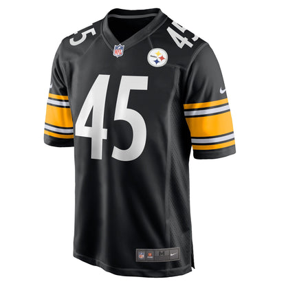 Jack Colletto Pittsburgh Steelers Nike  Game Jersey -  Black