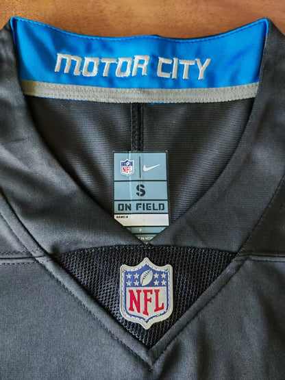 Men's Detroit Lions Isaac TeSlaa Jersey -  Black