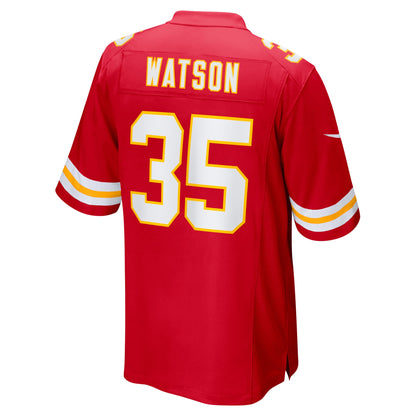 Jaylen Watson Kansas City Chiefs Nike Game   Jersey - Red
