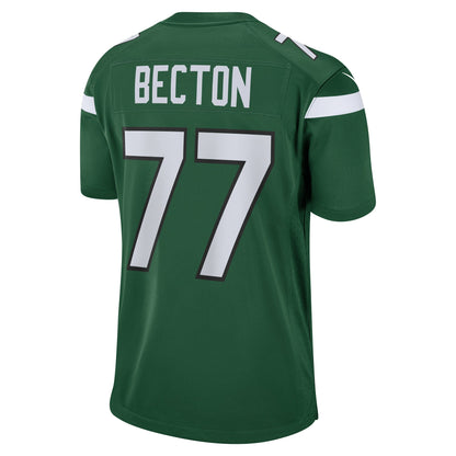 Mekhi Becton New York Jets Nike   Game Jersey - Gotham Green