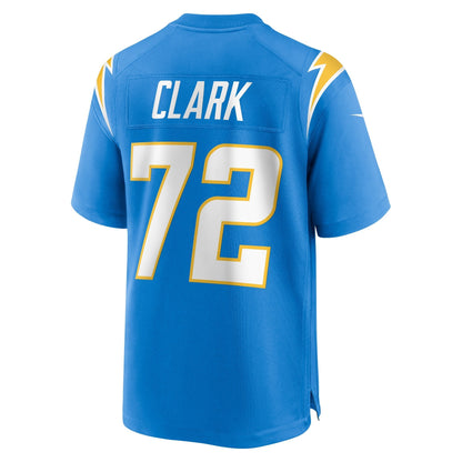 Jerrod Clark Los Angeles Chargers Nike Team Game Jersey -  Powder Blue