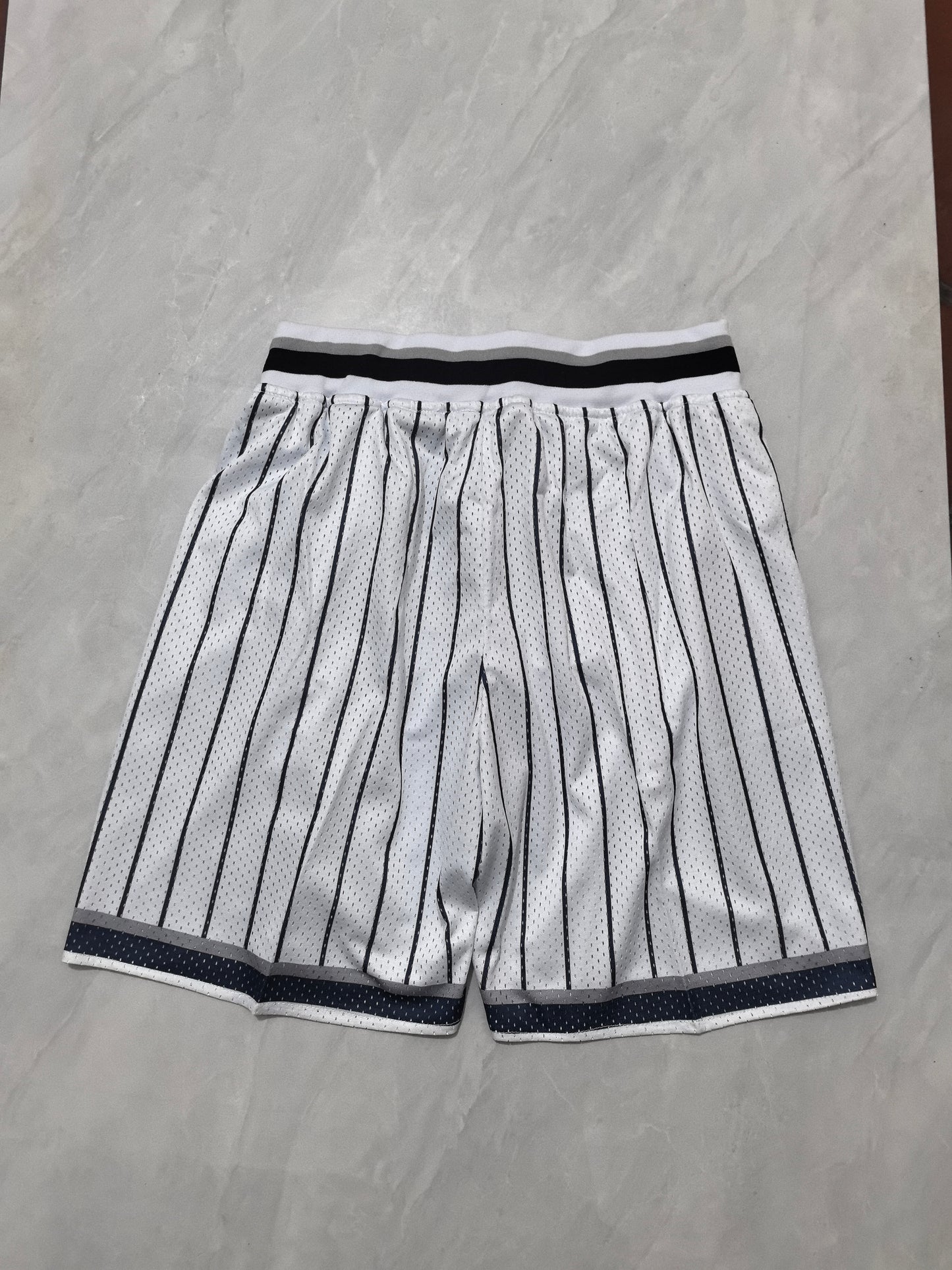Baseball white striped size 55 pocket shorts