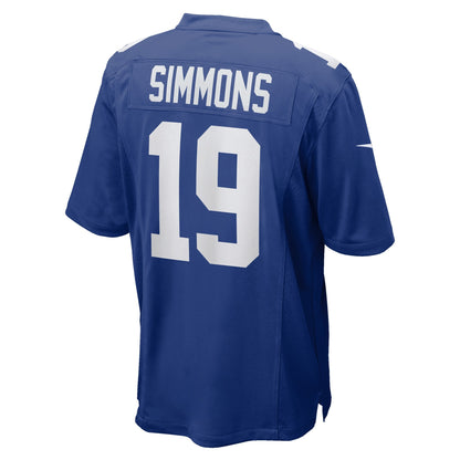 Isaiah Simmons New York Giants Nike Team Game Jersey -  Royal