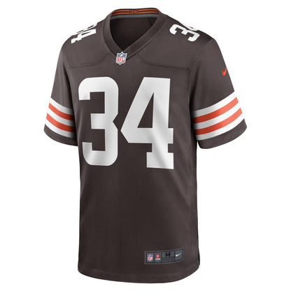 Jerome Ford Cleveland Browns Nike Game   Jersey - Brown