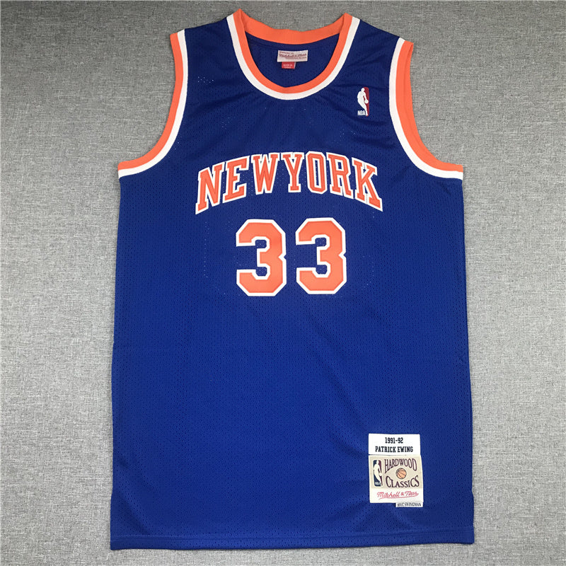 New York kincks Patrick Ewing #33 Jersey