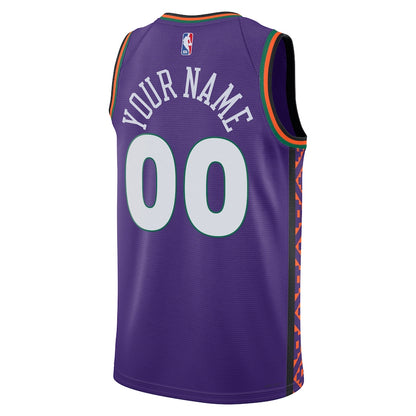 Unisex Phoenix Suns Purple 2024/25 Custom Swingman Jersey - City Edition