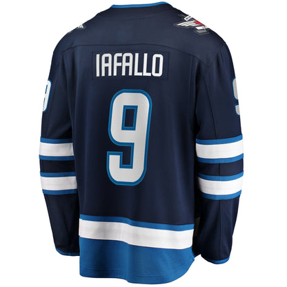 Men's Winnipeg Jets Alex Iafallo Fanatics Navy Home Premier Breakaway Jersey