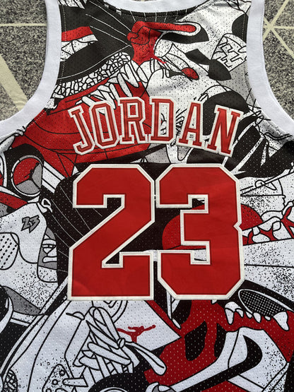 Michael Jordan Chicago Bulls 23 Black Thorwback Jersey