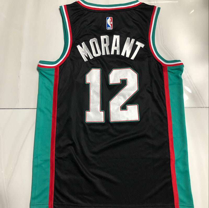 Ja Morant Memphis Grizzlies Black 12 MN