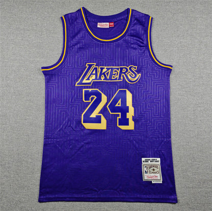 Kobe Bryant #24 Los Angeles Lakers 1996-97 Throwback Embroidered Jersey