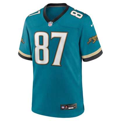 Keenan McCardell Jacksonville Jaguars Nike Prowler Throwback Retired   Game Jersey - Teal