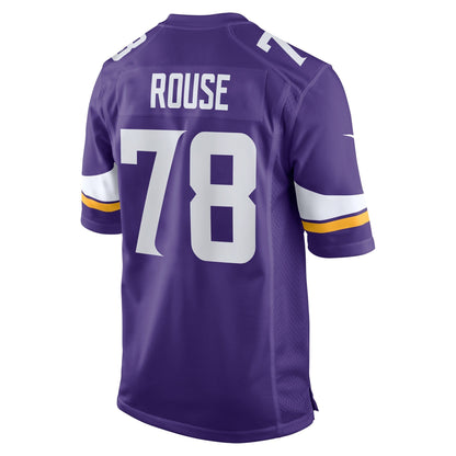 Walter Rouse Minnesota Vikings Nike Game Jersey -  Purple