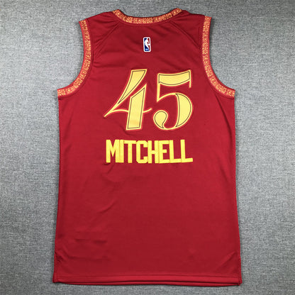 Cleveland Cavaliers Donovan Mitchell #45 2024 City Edition - Embroidered Jersey