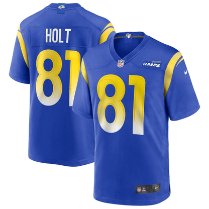 Torry Holt Los Angeles Rams Nike Game Retired   Jersey - Royal