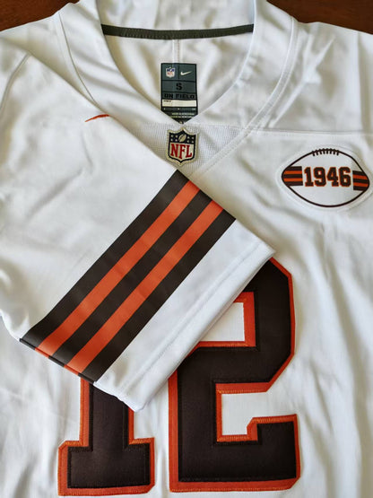 Men's Cleveland Browns Shedeur Sanders Jersey-White