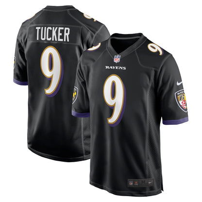 Justin Tucker Baltimore Ravens Nike   Game Jersey - Black