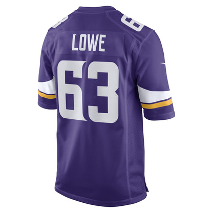 Vederian Lowe Minnesota Vikings Nike Game   Jersey - Purple