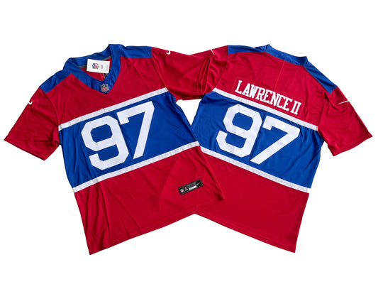 Dexter Lawrence #97  II New York Giants Nike Alternate   Game Jersey - Century Red