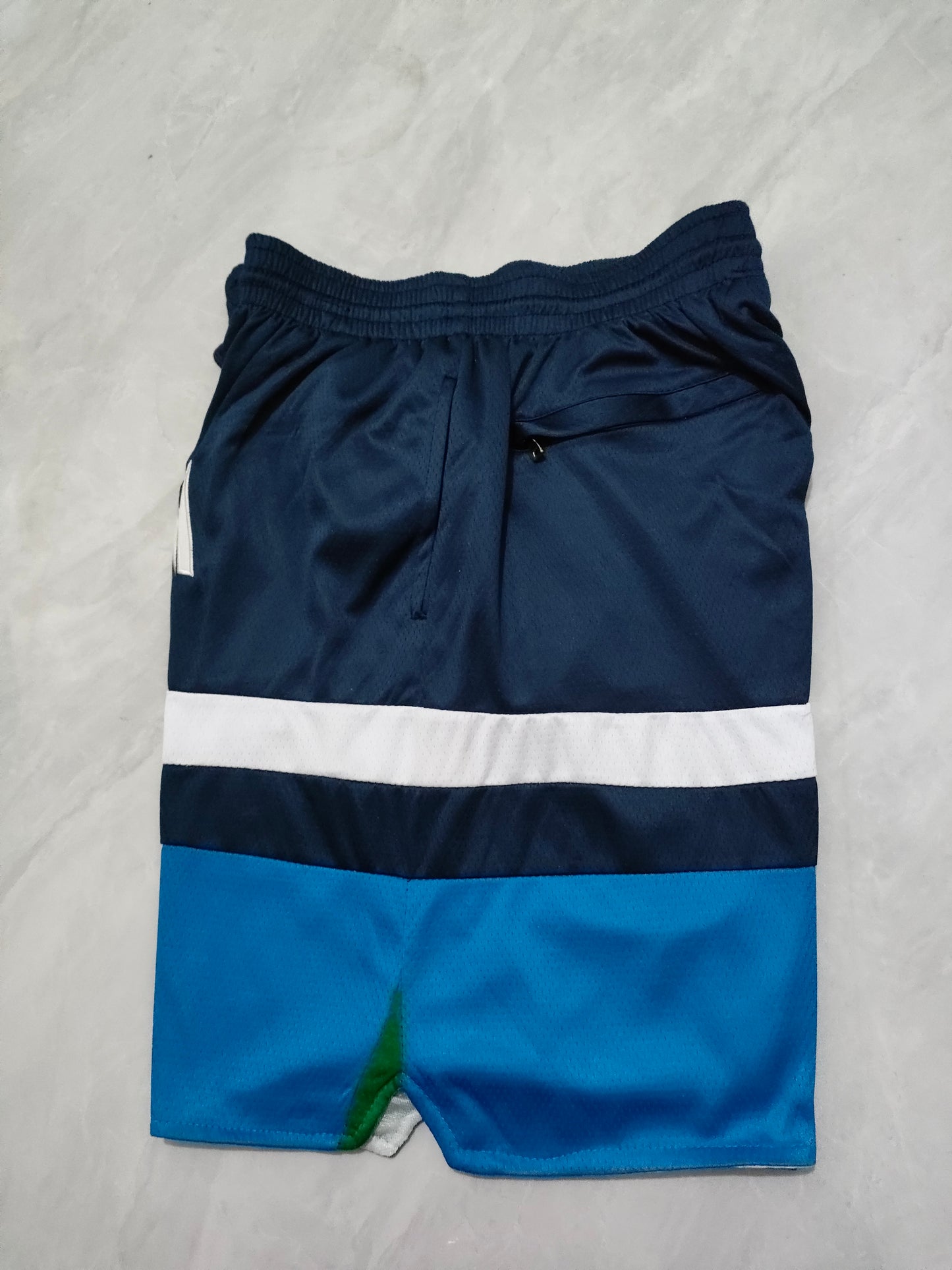 JUST DON Minnesota Timberwolves Blue Pocket Shorts